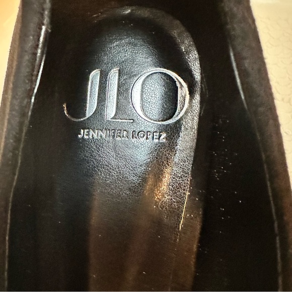 JLo Parlow 2 Jeweled Black Pump Heels 8.5 - Picture 9 of 13